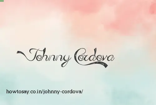 Johnny Cordova