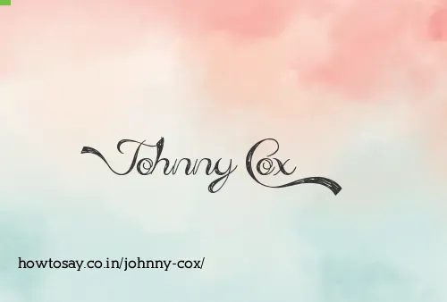 Johnny Cox