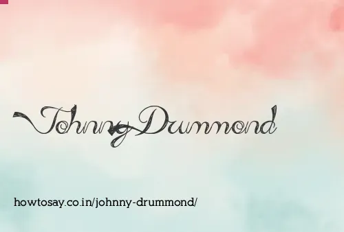Johnny Drummond