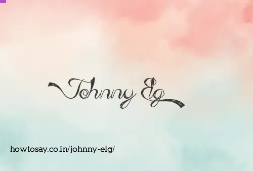 Johnny Elg