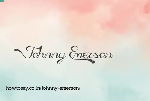 Johnny Emerson