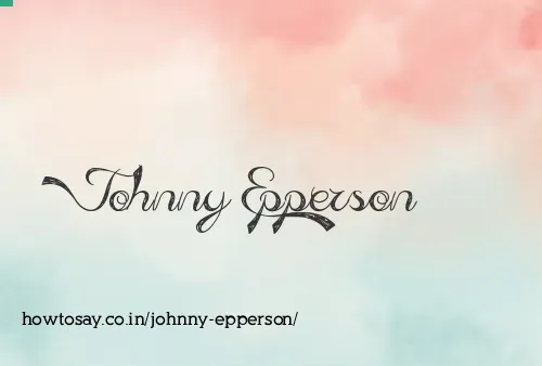 Johnny Epperson
