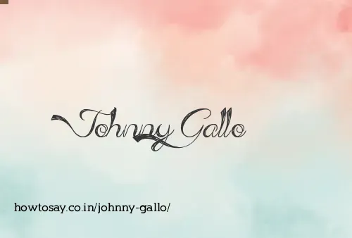 Johnny Gallo