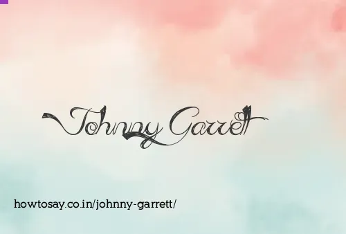 Johnny Garrett