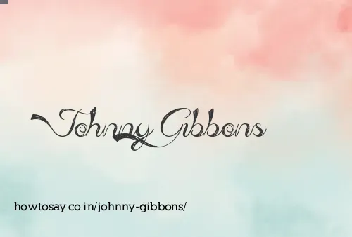 Johnny Gibbons