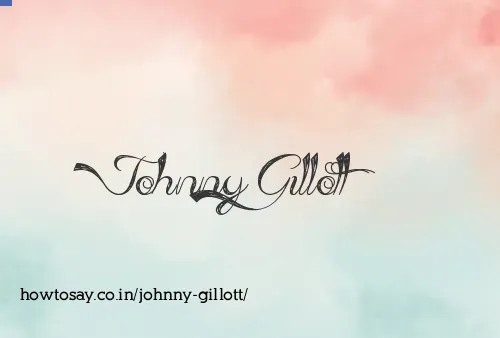 Johnny Gillott