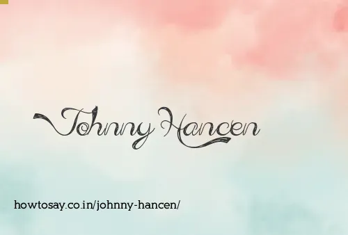 Johnny Hancen