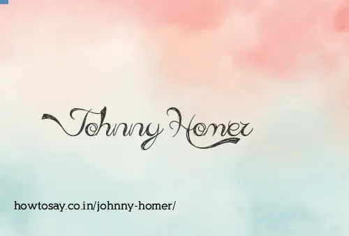 Johnny Homer