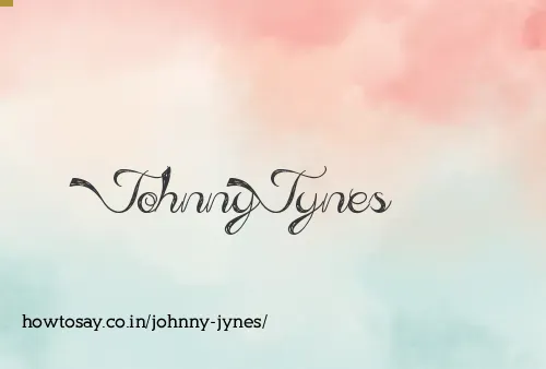 Johnny Jynes