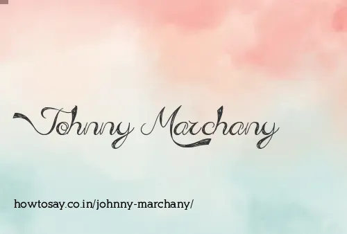 Johnny Marchany