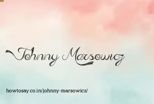 Johnny Marsowicz