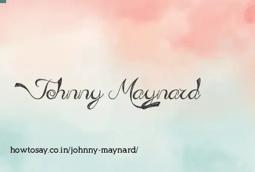 Johnny Maynard