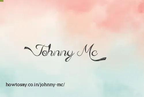 Johnny Mc