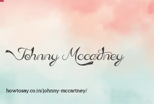 Johnny Mccartney