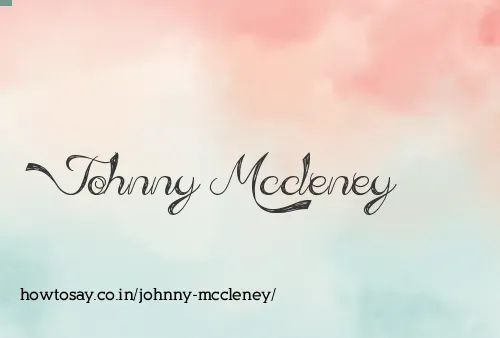 Johnny Mccleney