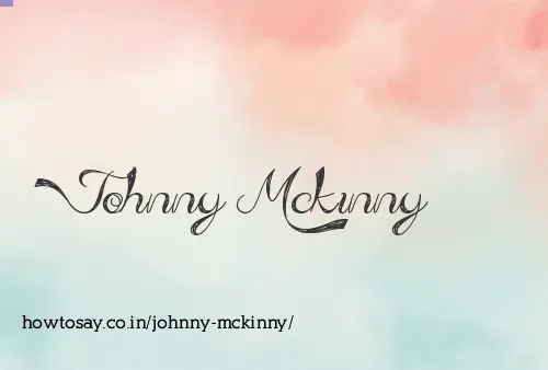 Johnny Mckinny