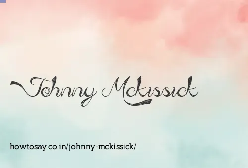 Johnny Mckissick
