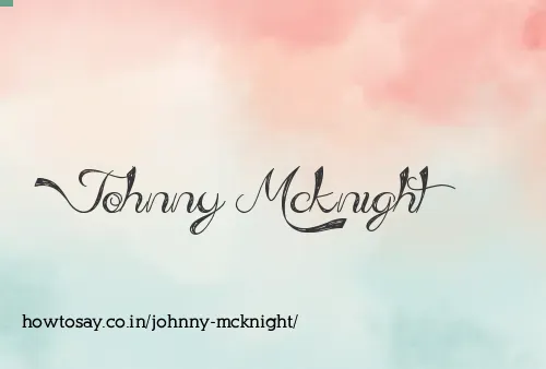 Johnny Mcknight