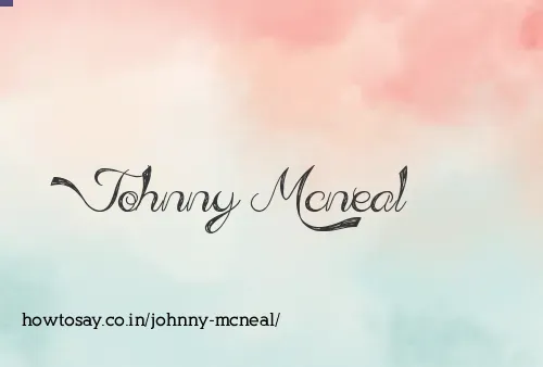 Johnny Mcneal