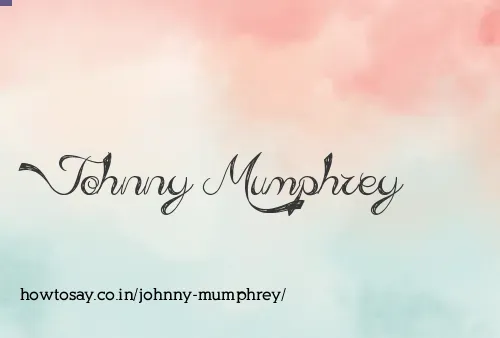 Johnny Mumphrey