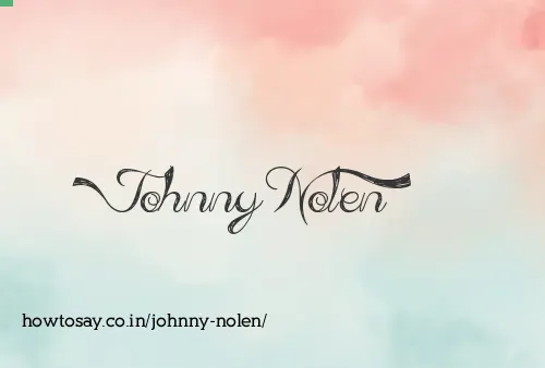 Johnny Nolen