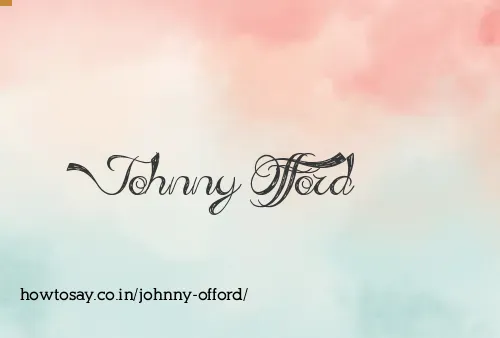 Johnny Offord