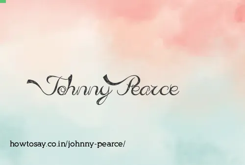 Johnny Pearce