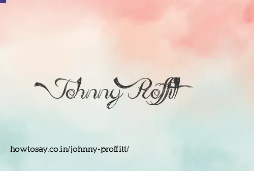 Johnny Proffitt