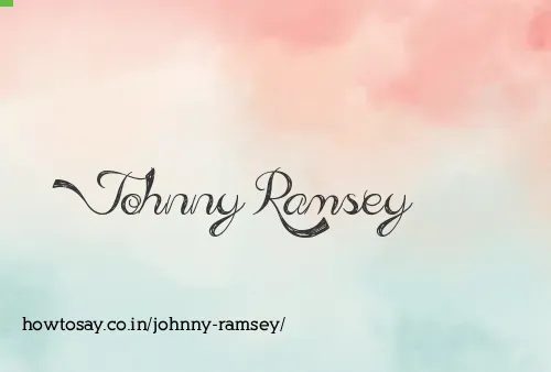 Johnny Ramsey