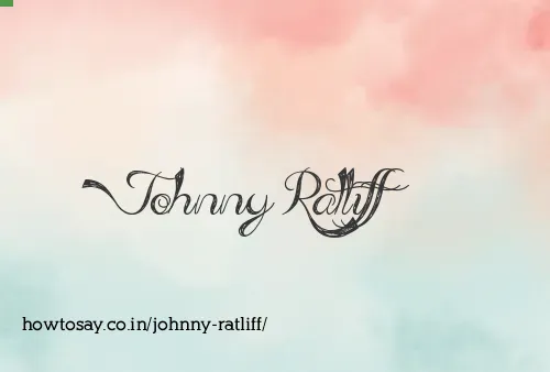 Johnny Ratliff