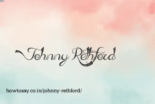 Johnny Rethford