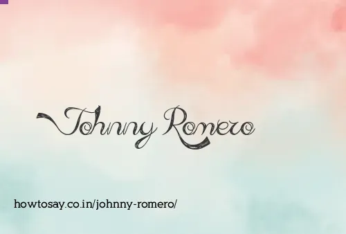 Johnny Romero