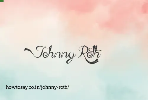 Johnny Roth