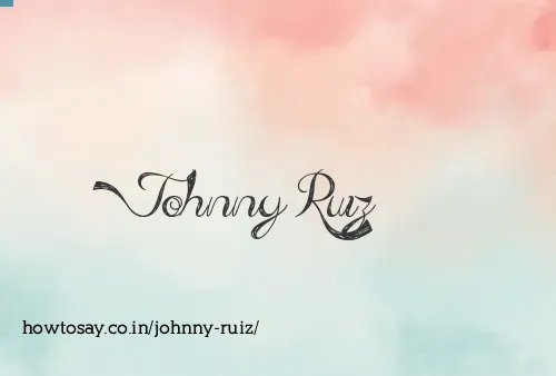 Johnny Ruiz