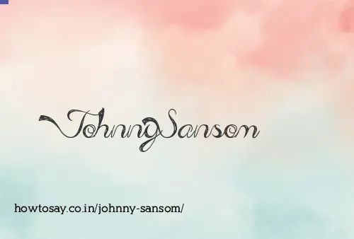 Johnny Sansom