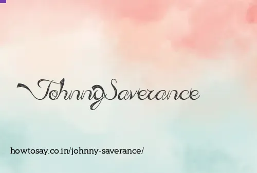Johnny Saverance