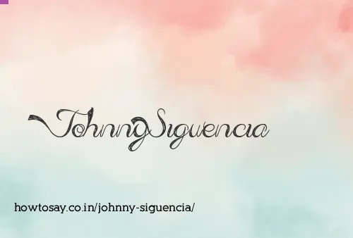 Johnny Siguencia