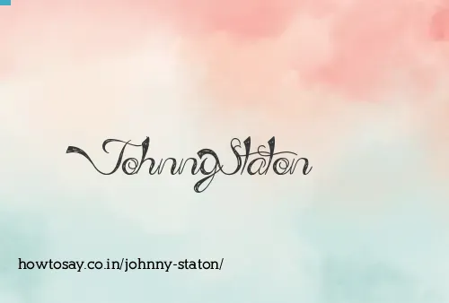 Johnny Staton