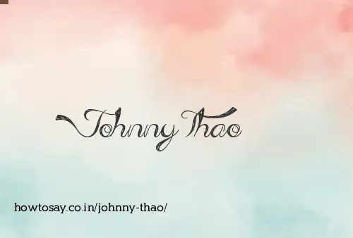 Johnny Thao