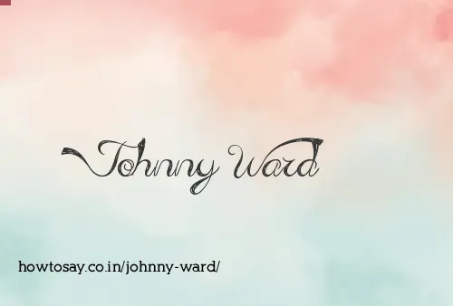 Johnny Ward