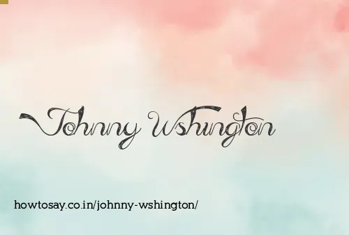 Johnny Wshington
