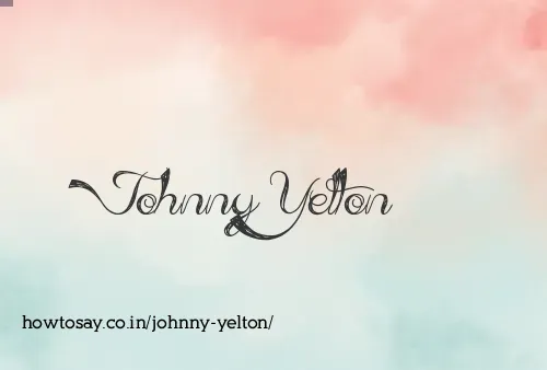 Johnny Yelton