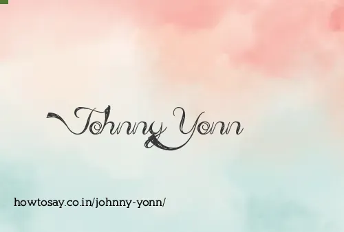 Johnny Yonn