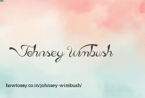Johnsey Wimbush