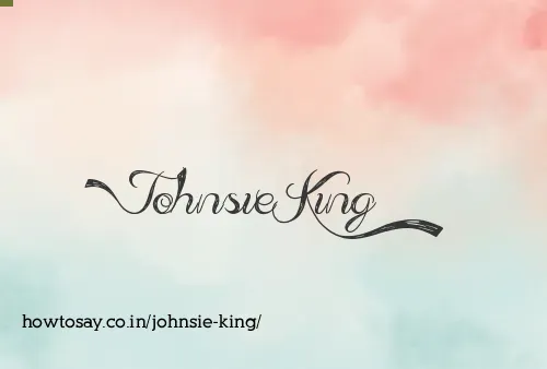 Johnsie King
