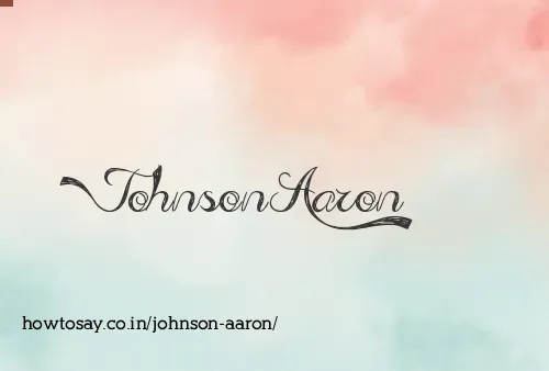 Johnson Aaron