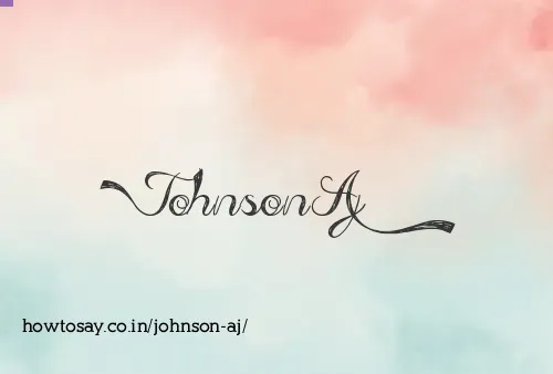 Johnson Aj