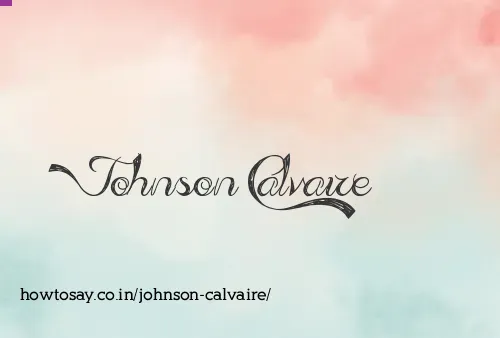 Johnson Calvaire