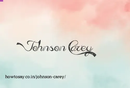 Johnson Carey