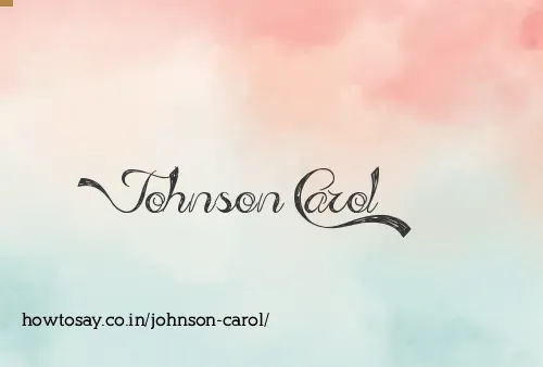 Johnson Carol